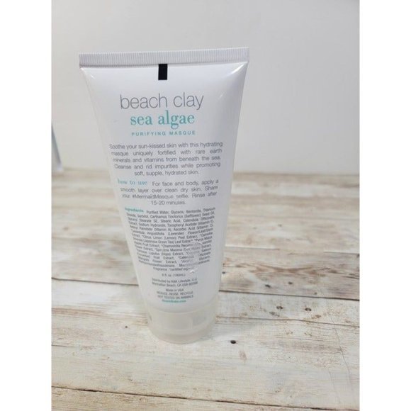Karena + Katrina Beach Clay Sea Algae Purifying Mask K&K Beach Masque FULL Exp - Picture 2 of 8